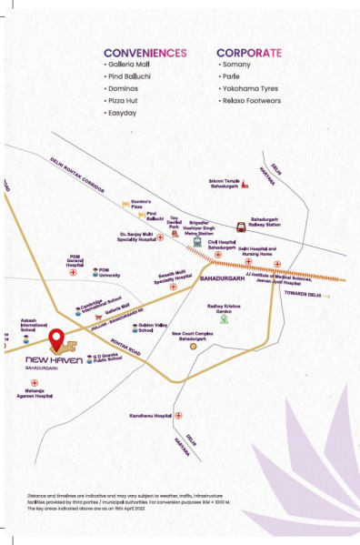 2 BHK 1154 Sq.ft. Apartment for Sale in Sector 37 Bahadurgarh