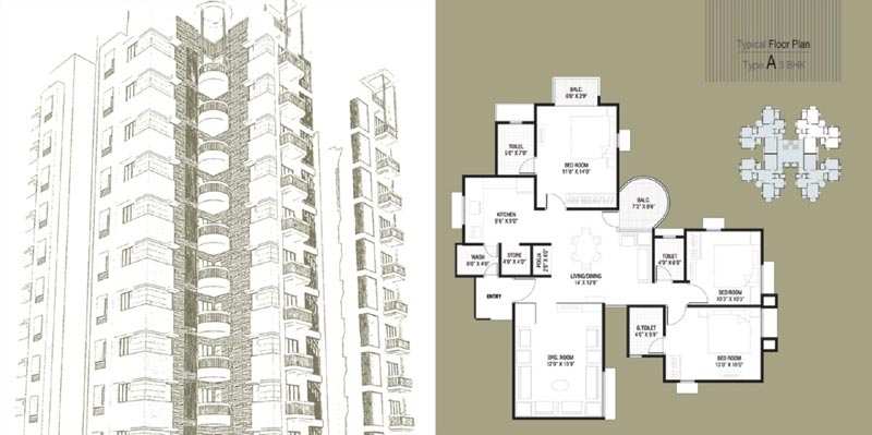 3 BHK 1980 Sq.ft. Apartment for Sale in S G Highway, Ahmedabad