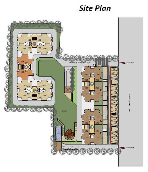3 BHK Apartment 1330 Sq.ft. for Sale in Bopal, Ahmedabad