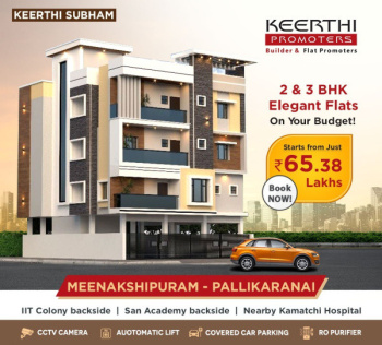 3 BHK Flat for Sale in Pallikaranai, Chennai