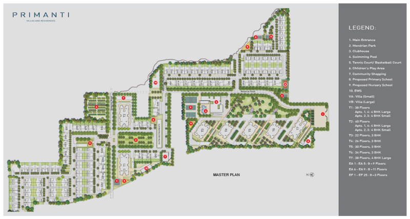 4.5 BHK Apartment 2543 Sq.ft. for Sale in Sector 72 Gurgaon