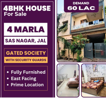 4 BHK House for Sale in Mithapur, Jalandhar