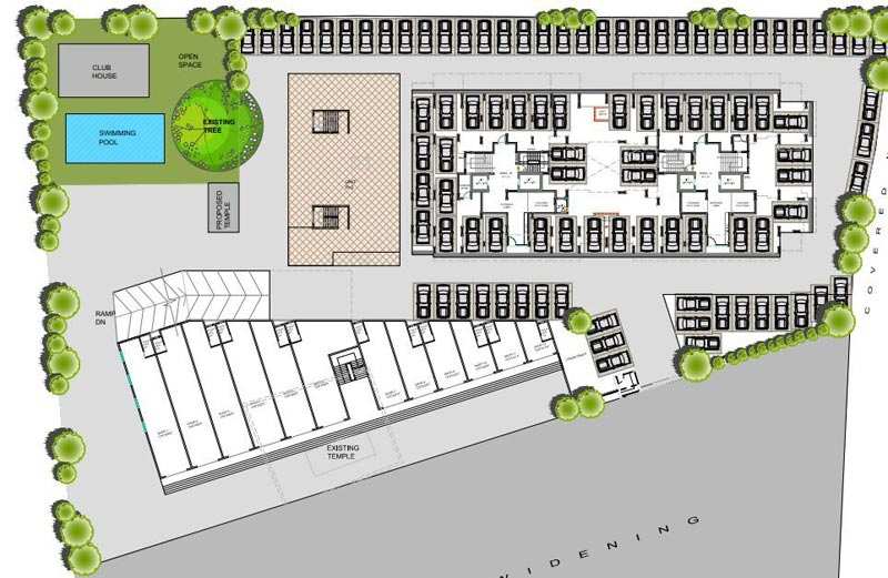 2 BHK Apartment 1095 Sq.ft. for Sale in Chakan, Pune