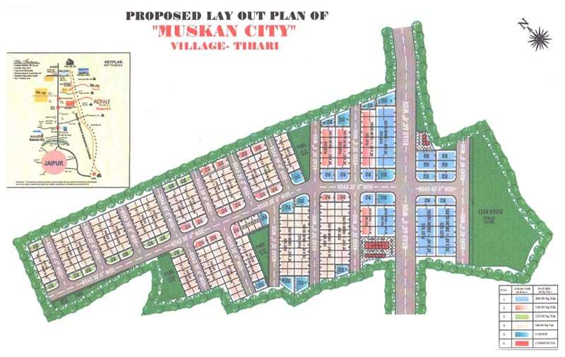 Residential Plot 100 Sq. Yards for Sale in Kishangarh, Ajmer