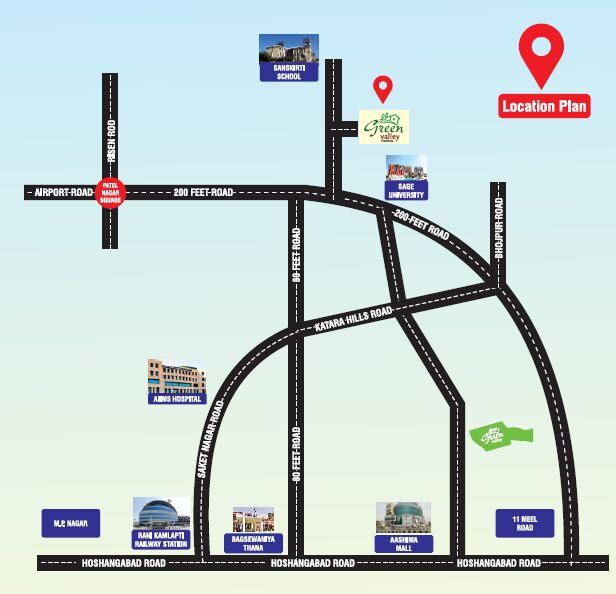  Agricultural Land 5000 Sq.ft. for Sale in Sahara Bypass Road, Bhopal