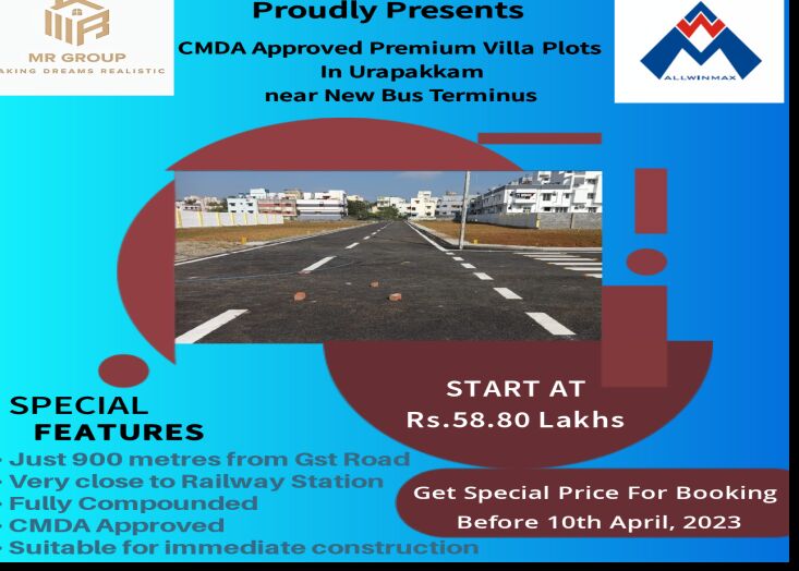  Residential Plot 2774 Sq.ft. for Sale in Ram Nagar, Urapakkam, Chennai