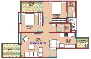 2 BHK Flat for Sale in Dhanori, Pune