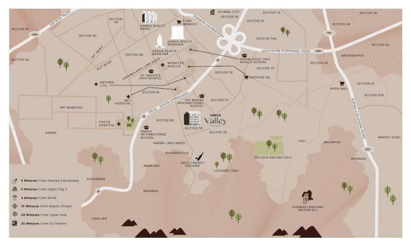 3 BHK 1422 Sq.ft. Builder Floor for Sale in Sector 78 Gurgaon