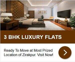3 BHK Apartment 1450 Sq.ft. for Sale in Chandigarh Patiala Highway, Zirakpur
