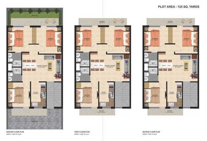 2 BHK Residential Apartment 112 Sq. Yards for Sale in Ambala Highway, Zirakpur