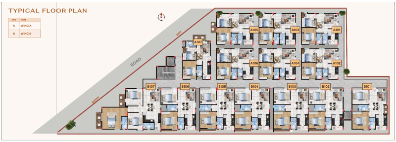 2 BHK Apartment 897 Sq.ft. for Sale in Ananth Nagar, Bangalore