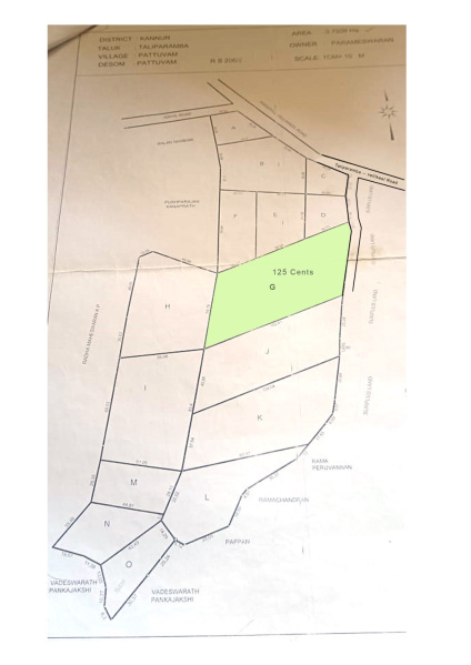  Residential Plot 125 Sq.ft. for Sale in Taliparamba, Kannur