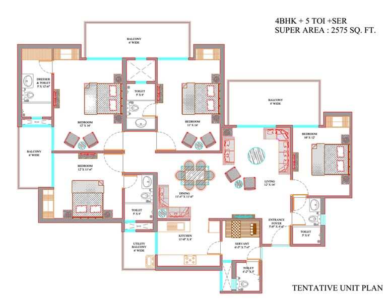 4 BHK Residential Apartment 2527 Sq.ft. for Sale in Sector 74 Noida