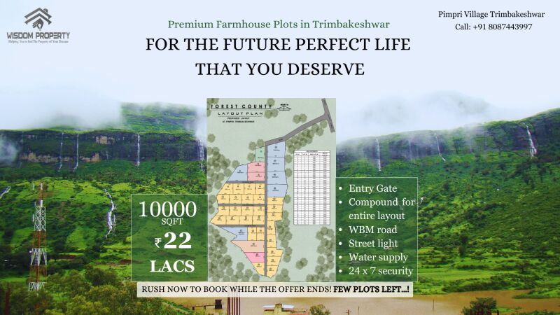  Agricultural Land 1000 Sq. Meter for Sale in Trimbakeshwar, Nashik