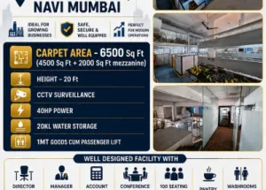 Factory for Rent in Electronic Zone, Mahape, Navi Mumbai