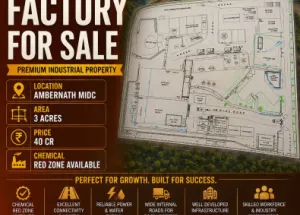 Industrial Land for Sale in Additional M.I.D.C, Ambernath, Thane