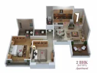 2 BHK Flat for Sale in Undri, Pune