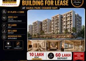 2 BHK Flat for Rent in Dungra, Vapi