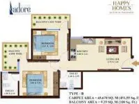 2 BHK Flat for Sale in Sector 86 Faridabad