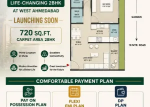 2 BHK Flat for Sale in Shela, Ahmedabad
