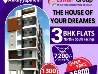 3 BHK Flat for Sale in Akkayyapalem, Visakhapatnam