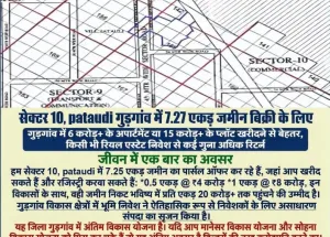  Agricultural Land for Sale in Pataudi, Gurgaon