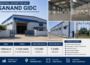  Factory for Sale in GIDC SANAND 2, Ahmedabad