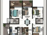 3 BHK Flat for Sale in Lingampally, Hyderabad