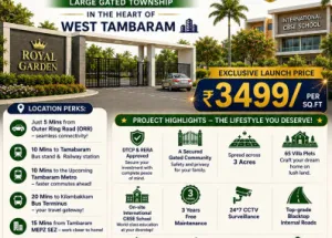 Residential Plot for Sale in West Tambaram, Chennai