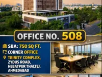  Office Space for Rent in Hebat Pur Road, Thaltej, Ahmedabad