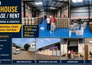 Warehouse for Rent in Puliyur, Madurai
