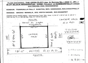  Residential Plot for Sale in Kammarpally, Nizamabad