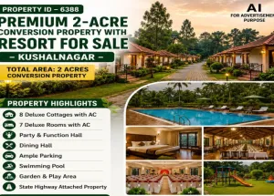 Commercial Land for Sale in Kushalnagar, Kodagu