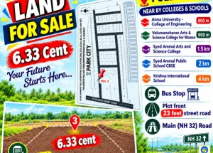 6 Cent Commercial Land for Sale in Paramakudi, Ramanathapuram