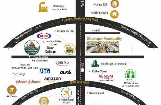  146 Sq. Yards Residential Plot for Sale in Shadnagar, Hyderabad