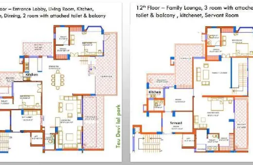  4200 Sq.ft. Penthouse for Rent in Sector 52 Gurgaon