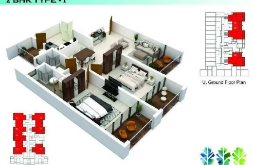 2 BHK 124 Sq. Meter Apartment for Sale in Bogmalo, Goa
