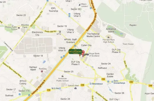 4 BHK 2250 Sq.ft. Apartment for Sale in DLF Phase II, Gurgaon