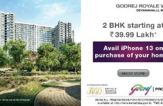 2 BHK 800 Sq.ft. Apartment for Sale in Devanhalli Road, Bangalore