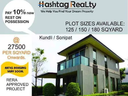  150 Sq. Yards Residential Plot for Sale in Kundli, Sonipat