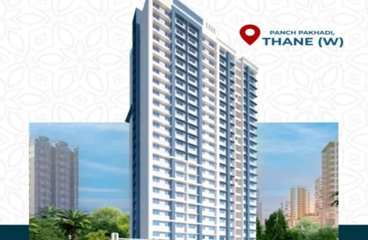 1 BHK 320 Sq.ft. Apartment for Sale in Panchpakhadi, Thane