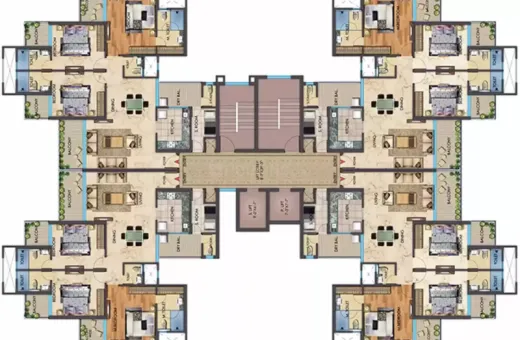 4 BHK 2550 Sq.ft. Apartment for Sale in SAS Nagar Phase 11, Mohali