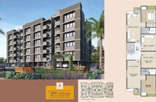 2 BHK 943 Sq.ft. Apartment for Sale in Unn Patiya, Surat