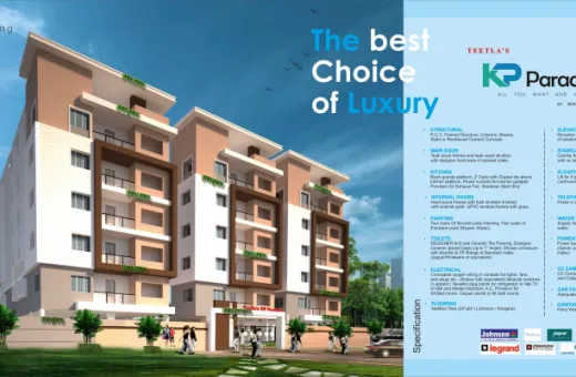 3 BHK 1615 Sq.ft. Apartment for Sale in Murali Nagar, Visakhapatnam