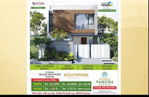  160 Sq. Yards Residential Plot for Sale in Isnapur, Hyderabad