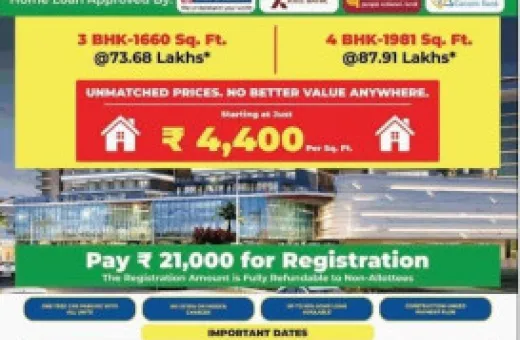 4.5 BHK 2243 Sq.ft. Apartment for Sale in Pilkhuwa, Hapur
