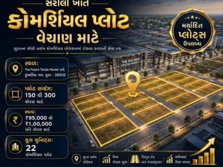  150 Sq. Yards Commercial Land for Sale in Saroli, Surat