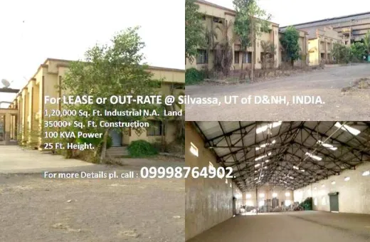  35000 Sq.ft. Factory for Sale in Silvassa Bhilad Road