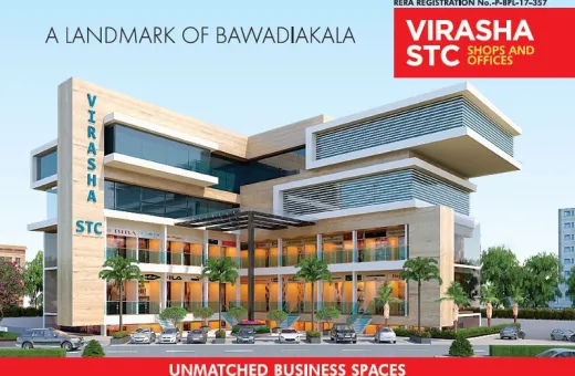  3300 Sq.ft. Commercial Shop for Rent in Bawadia Kalan, Bhopal