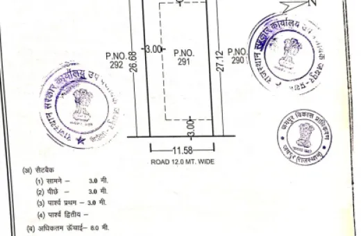 376 Sq. Yards Residential Plot for Sale in Ajmer Road, Ajmer Road, Jaipur
